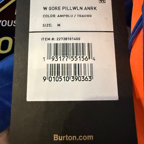 Burton Pillowline Gore-Tex® Anorak Snowboard Jacket - Waterproof, Insulated MED - Picture 9 of 9